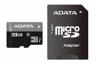 ADATA Premier UHS-I Class 10 30MBps microSDHC With Adapter - 128GB Micro SD